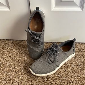 Tom’s Grey Tennis Shoes